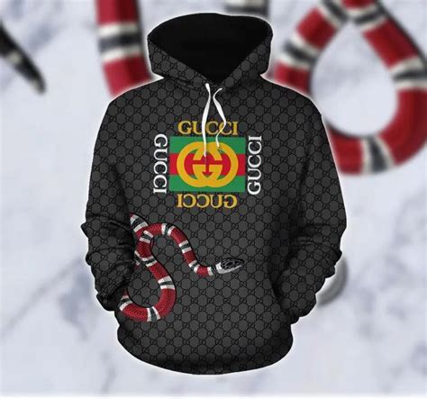 gucci hoodie snake fake|gucci hoodie black.